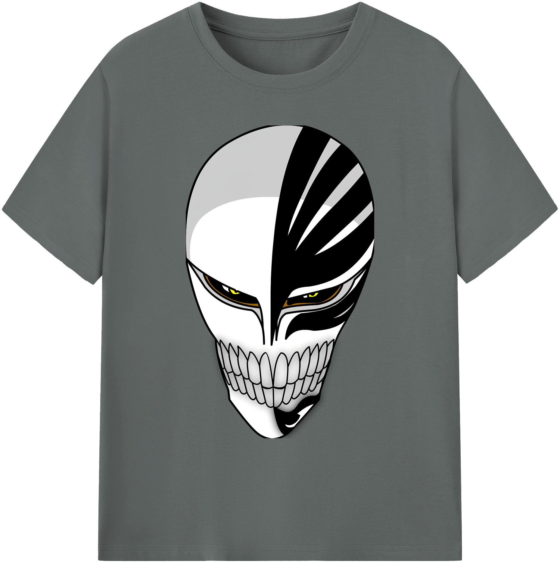 （画像用） ブリーチ 黒崎一護（くろさき いちご）BLEACH Kurosaki Ichigo 綿100％ メンズ半袖Tシャツ｜肌触りやわらか＆通気性